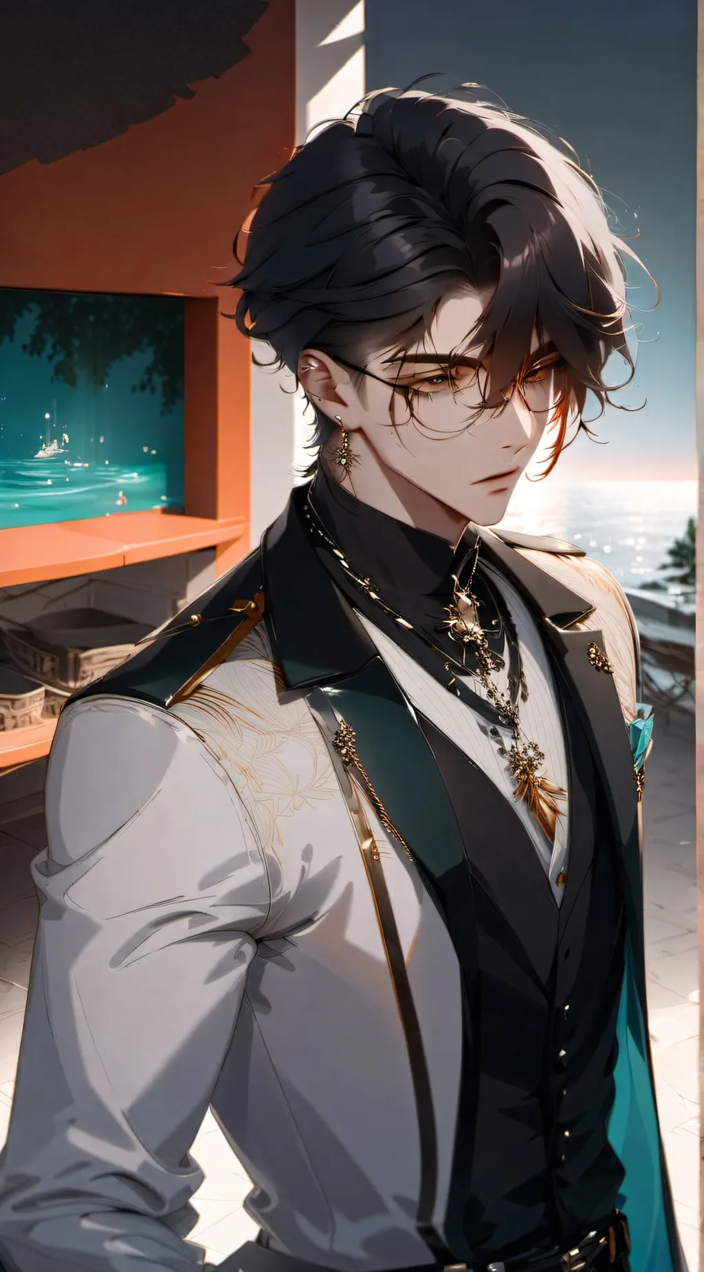 ai character: Casie  background