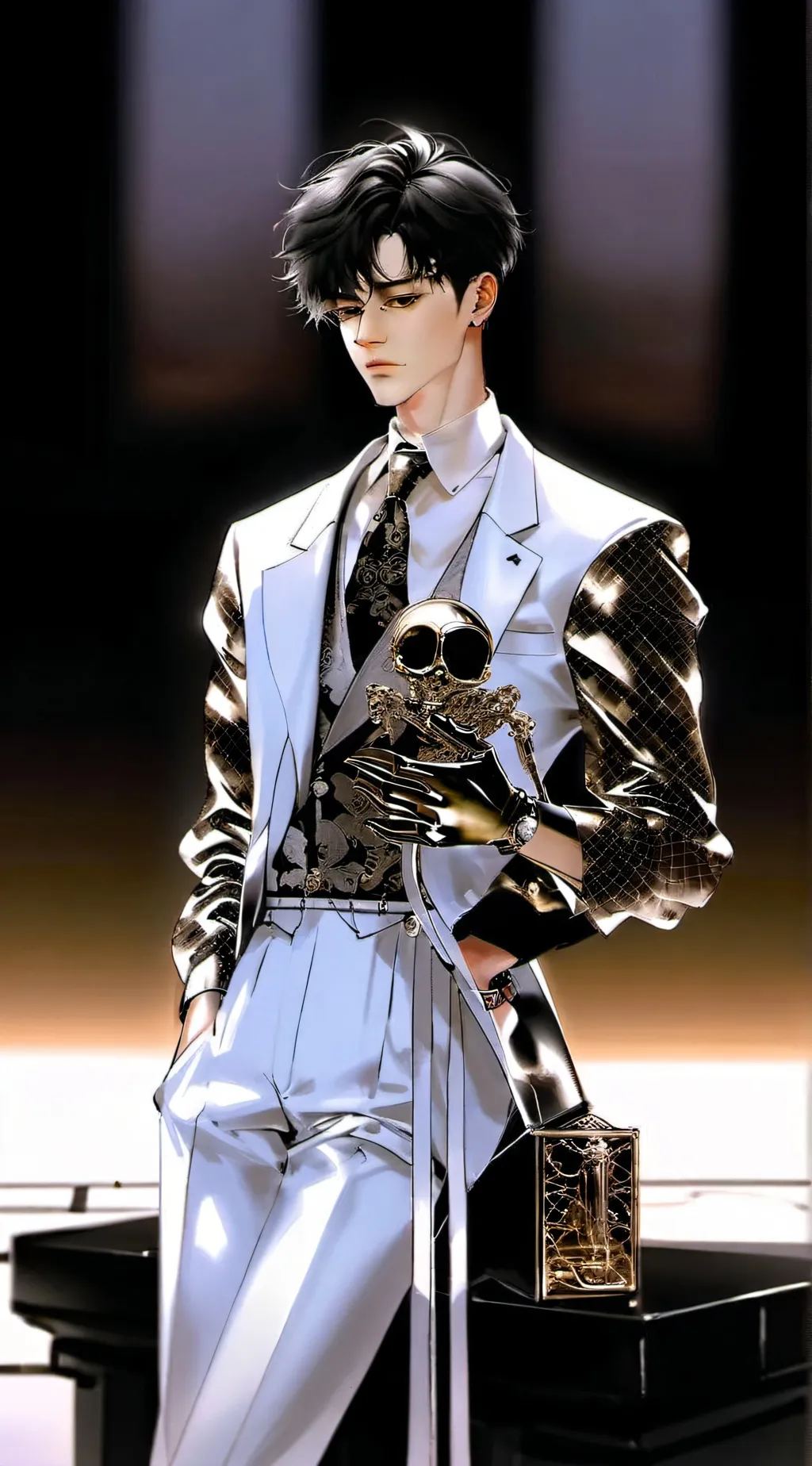 ai character: Leo background