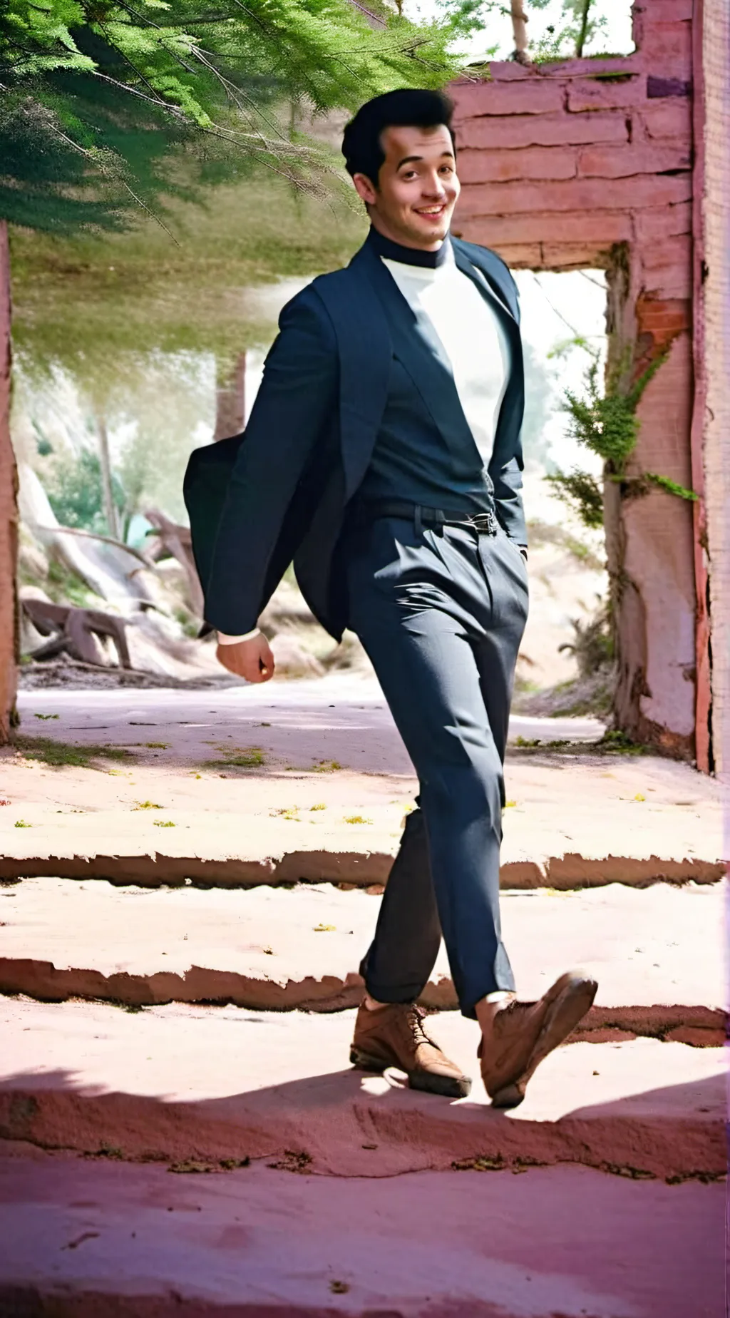 ai character: James Patrick Page background