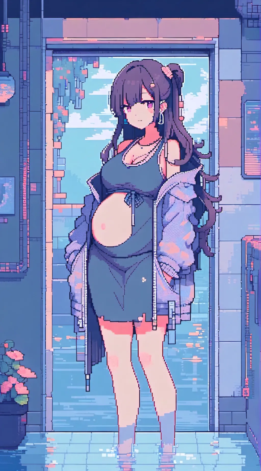 ai character: Ava  background