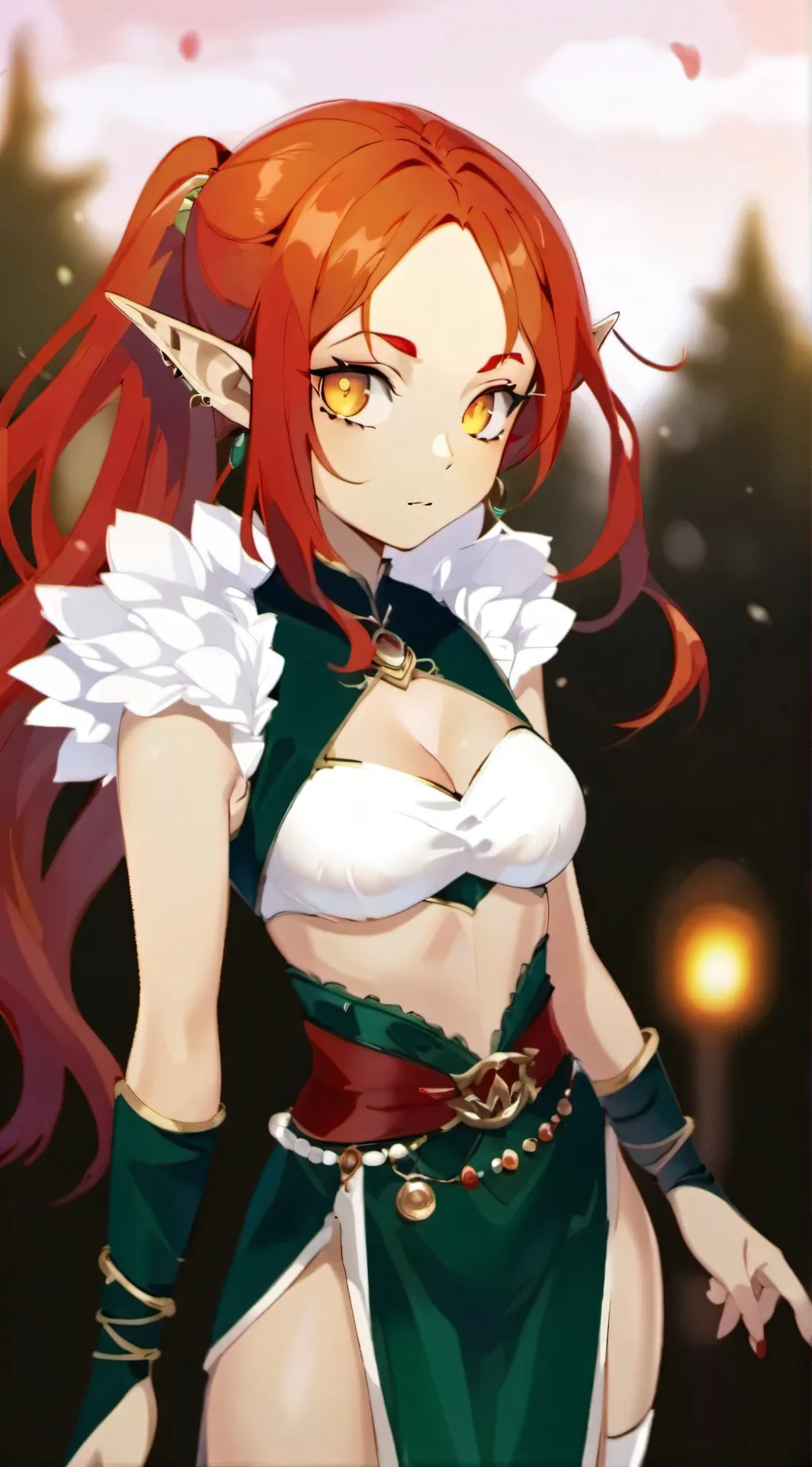 ai character: opal el flora background