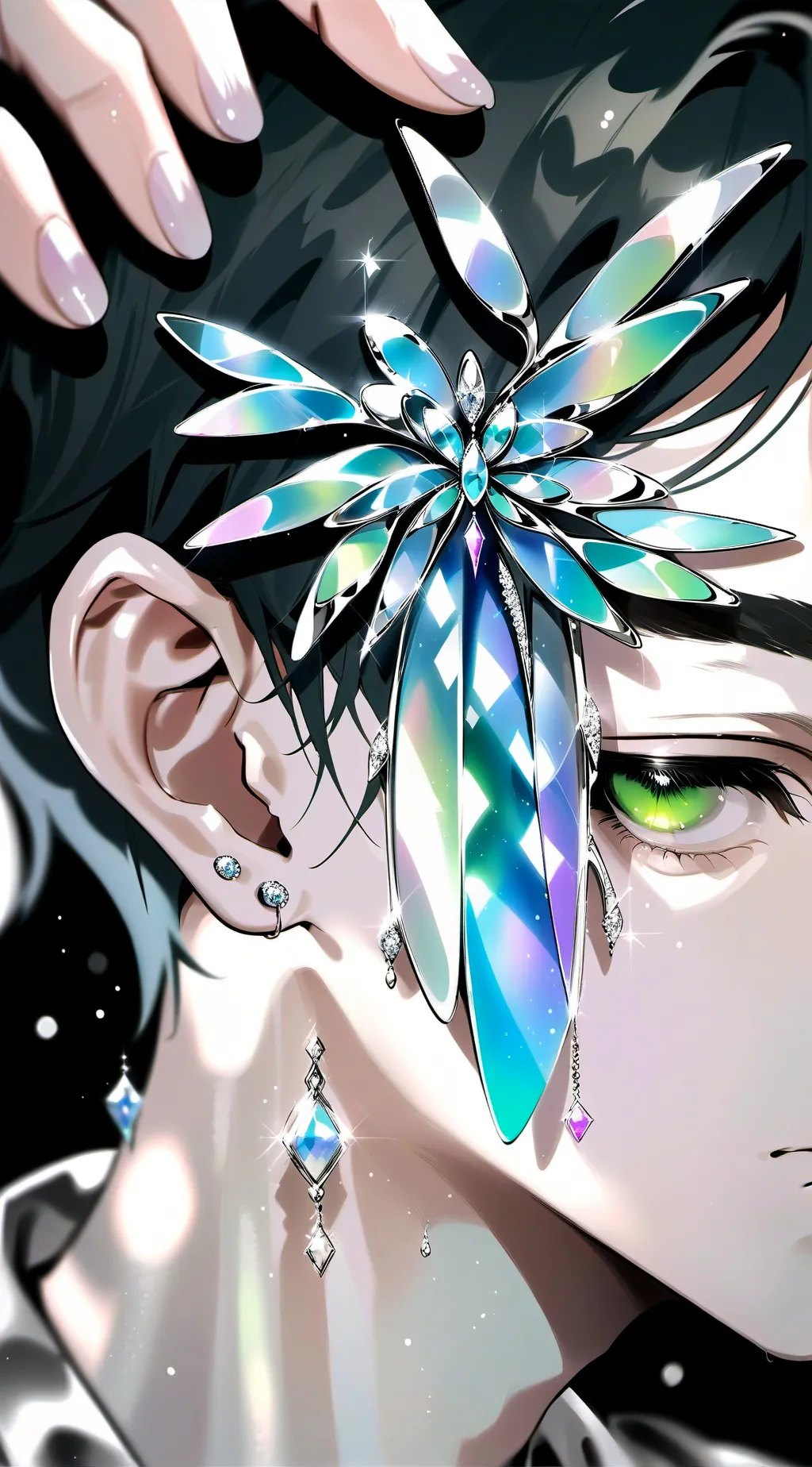 ai character: mha period background