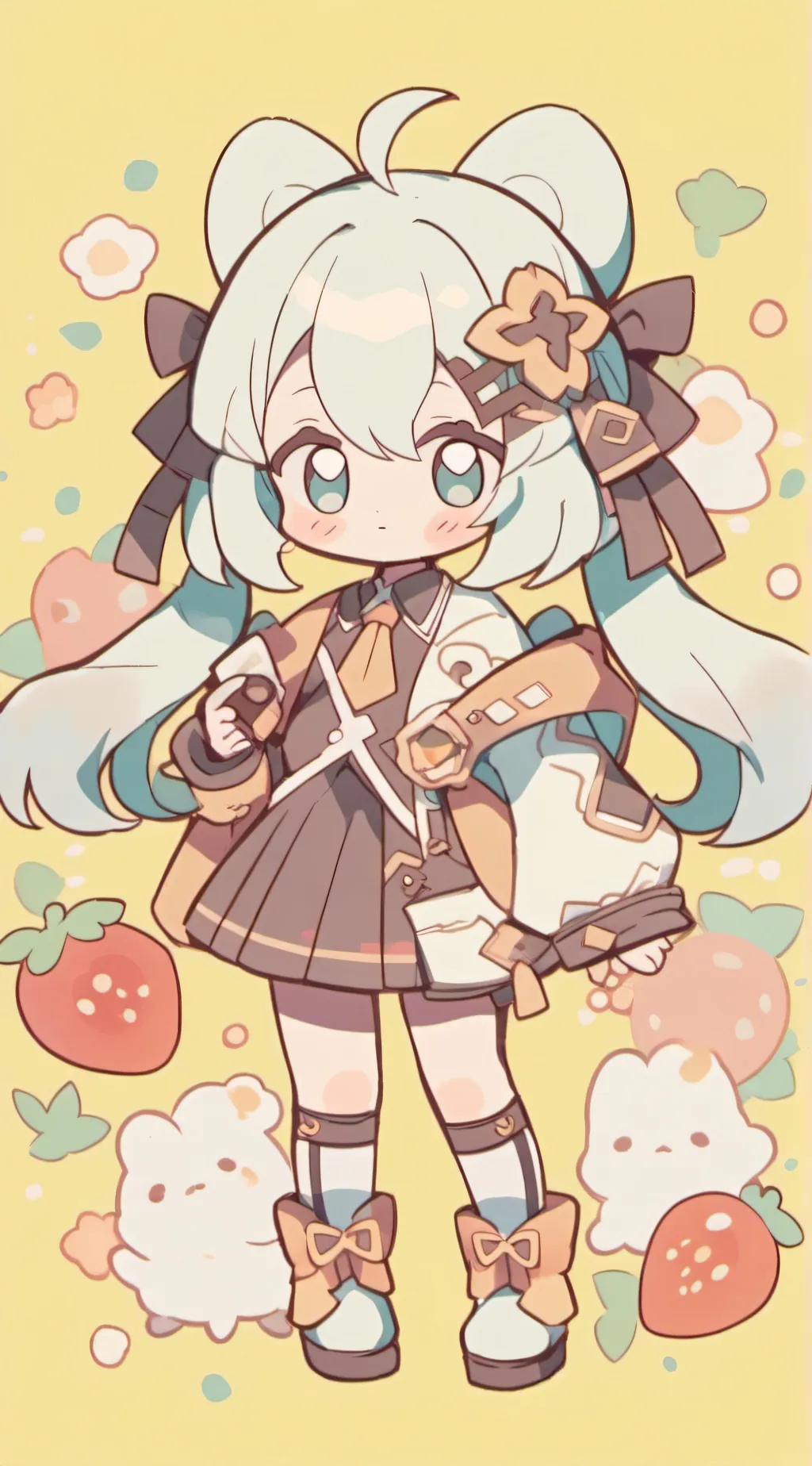 ai character: New DC super background