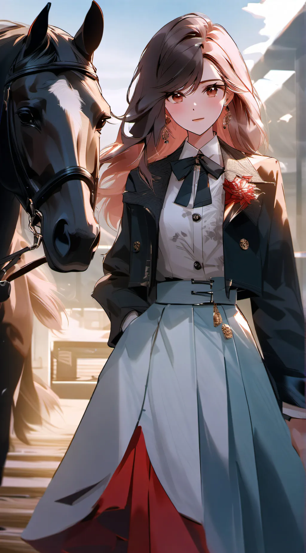 ai character: Equestrian Appr background