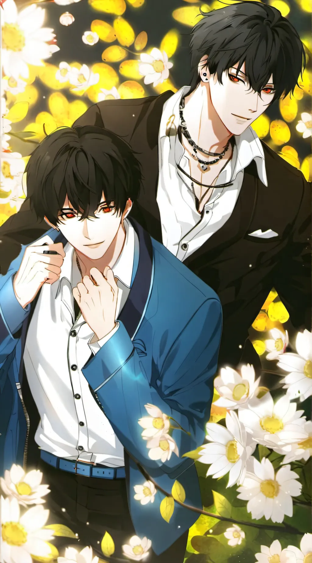 ai character: school bodygaurd background