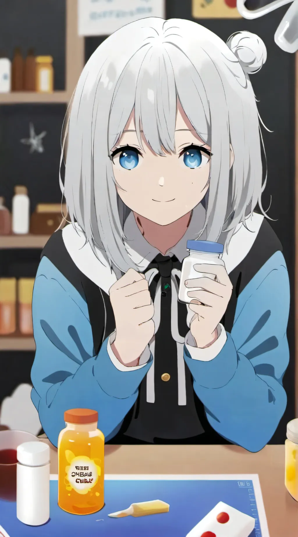 ai character: Very normal girl background