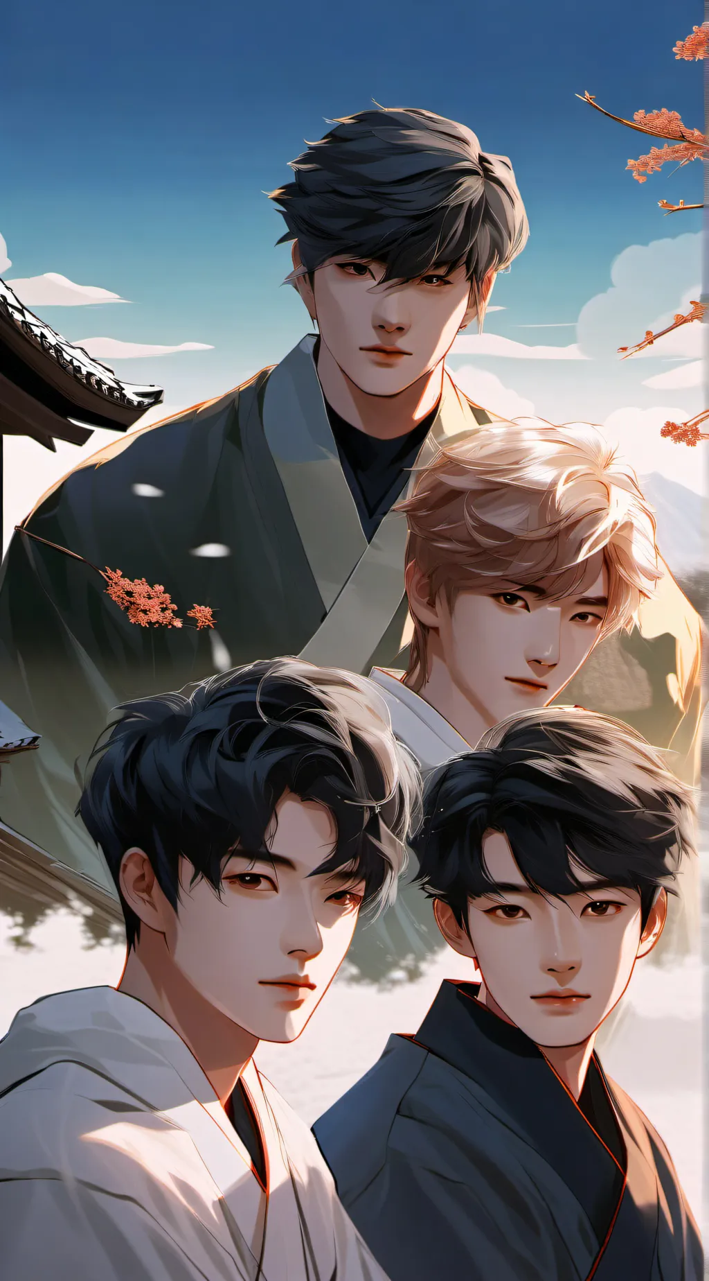 ai character: Haruki brothers background