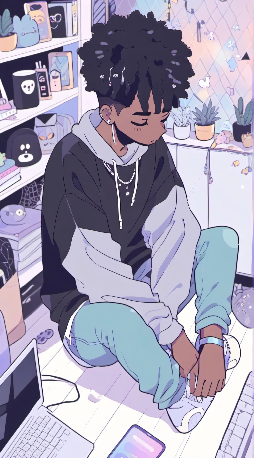 ai character: 🤧 Tony 🤧 background