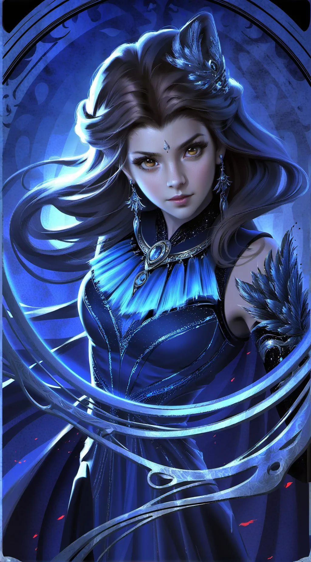 ai character: Avah  background