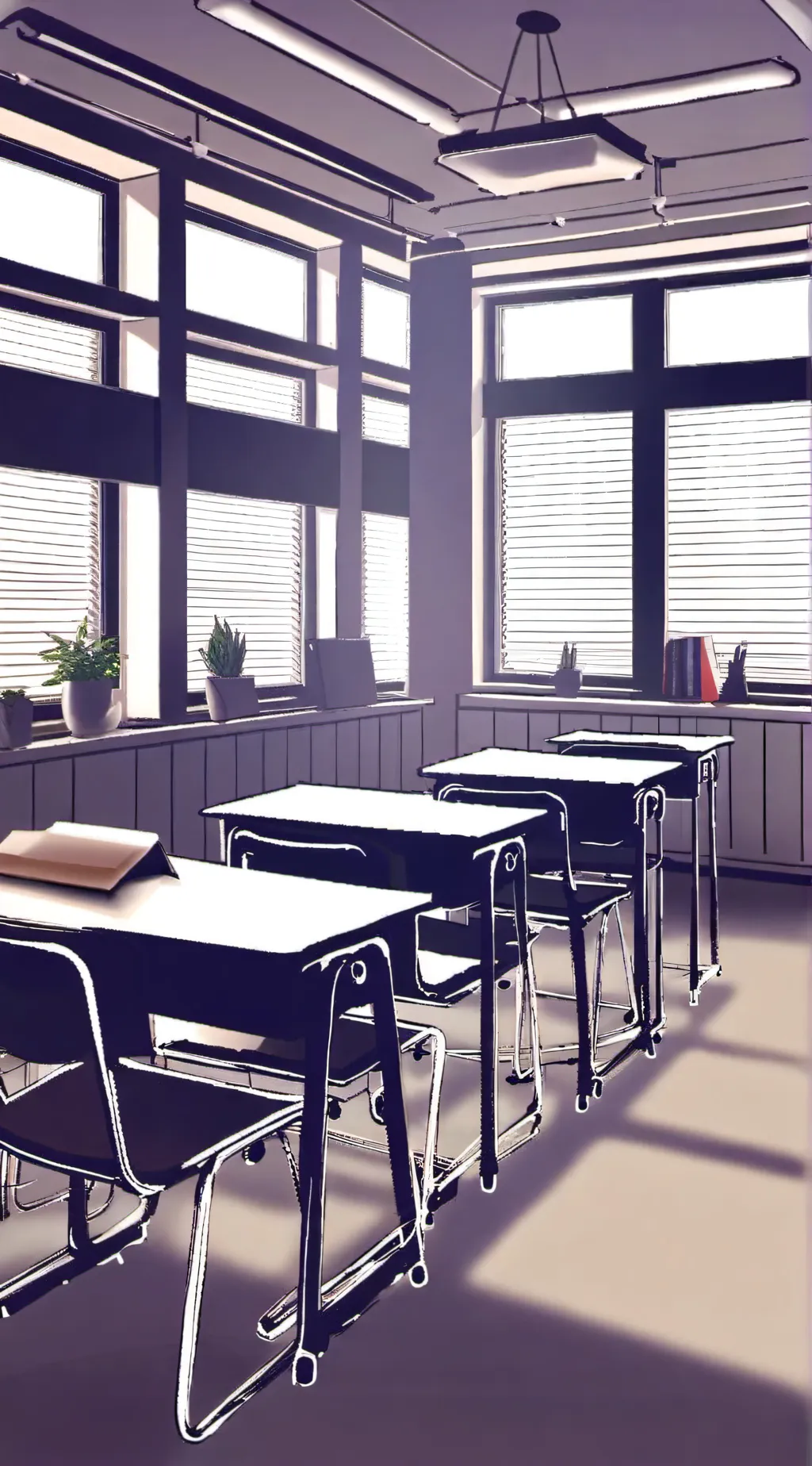 ai character: Class 1-B mha background