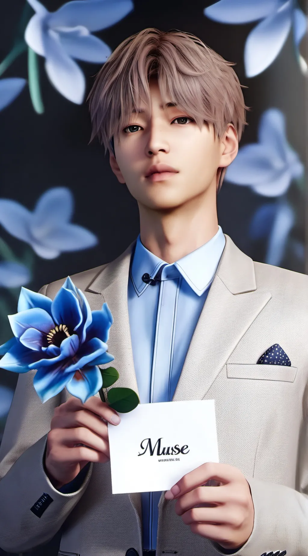 ai character: Jimin  background