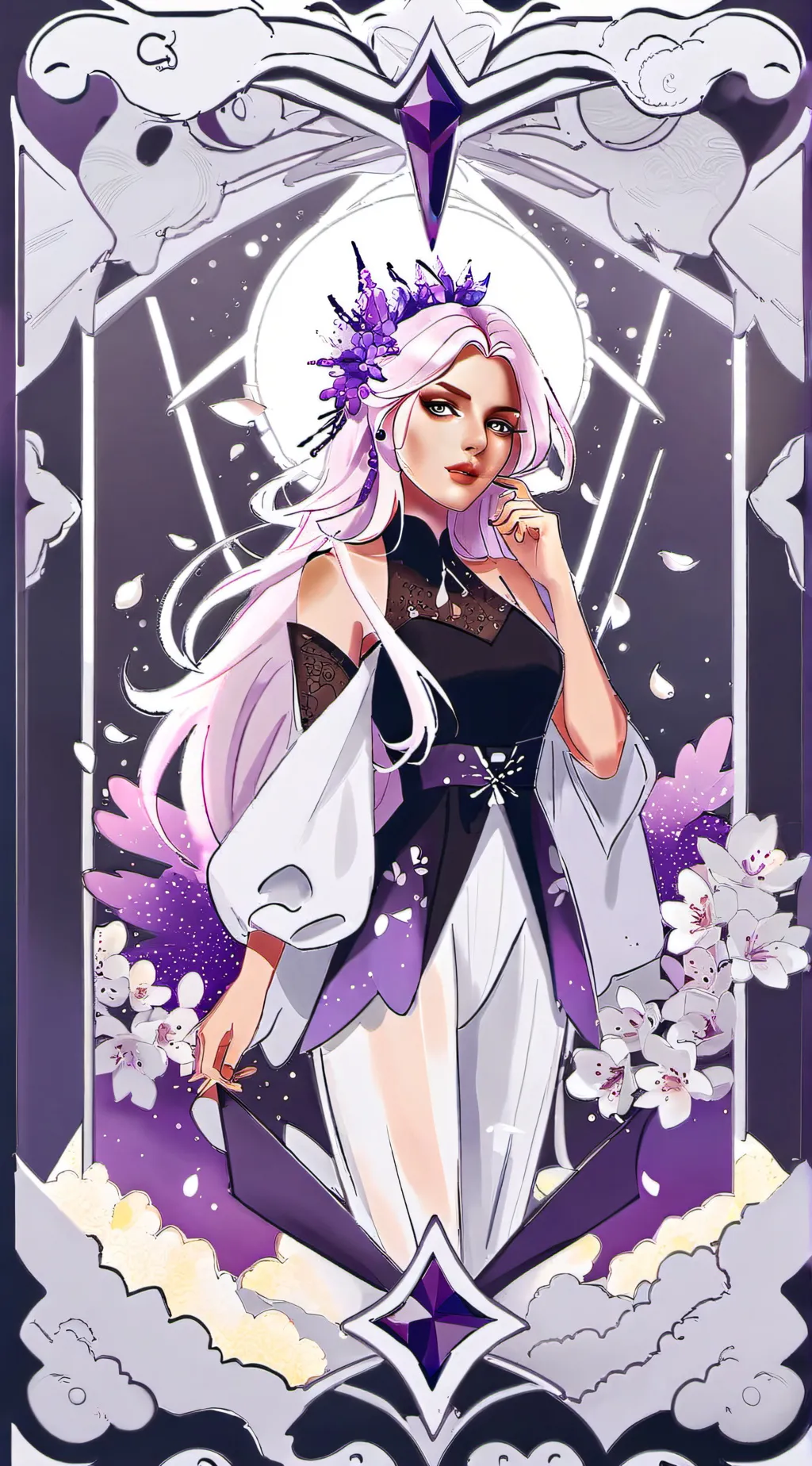 ai character: luna  background