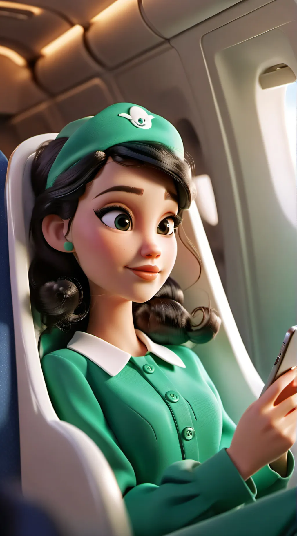 ai character: Sharp bullet background