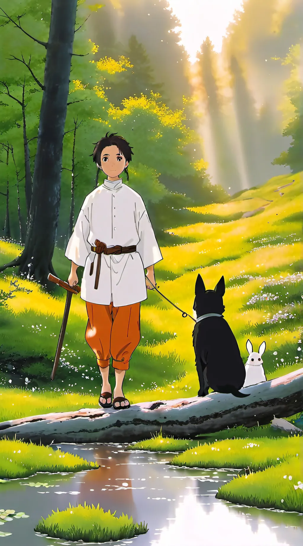 ai character: DAD background