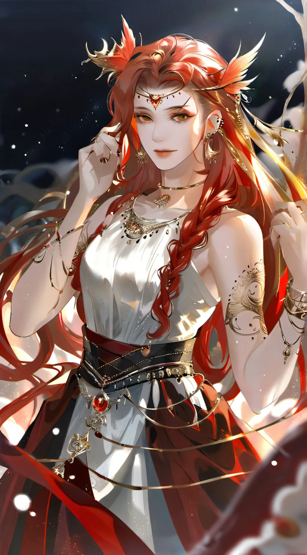 ai character: Claire  background