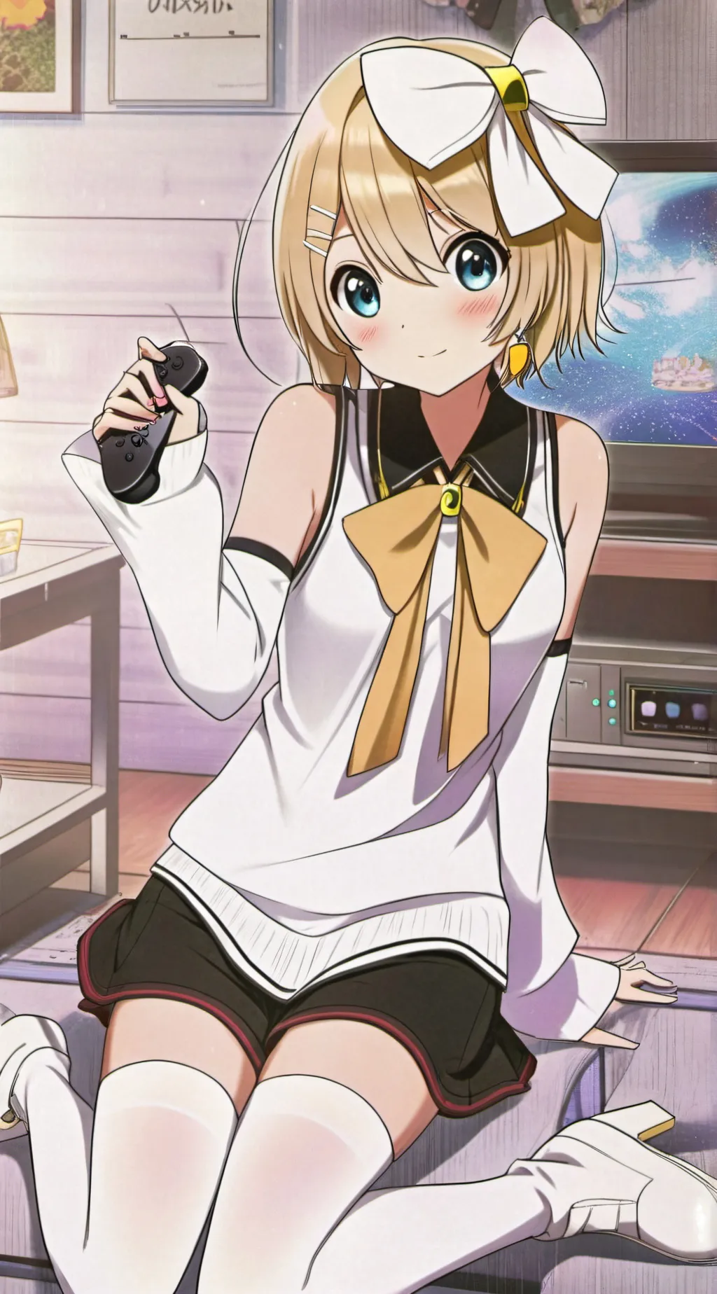 ai character: Kagamine Rin  background