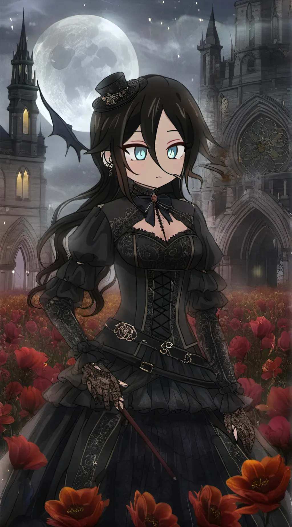ai character: Lizzy  background