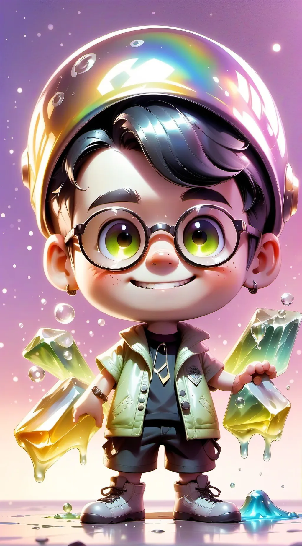 ai character: boy called max  background