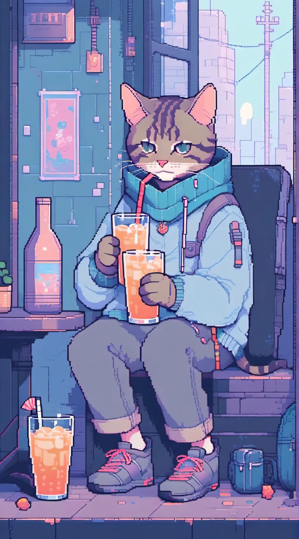 Talkie AI - Chat with Orange juice cat