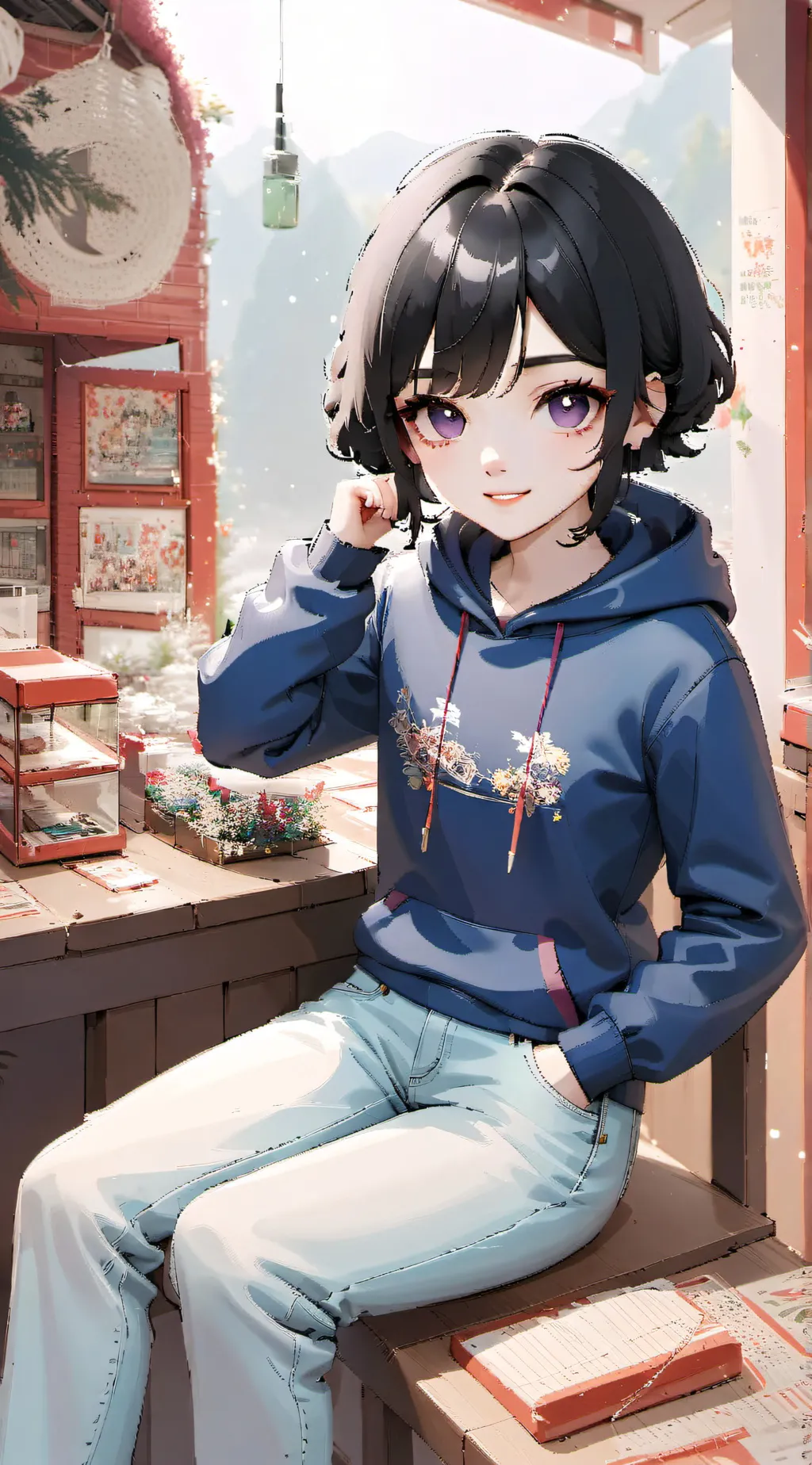 ai character: Mia background