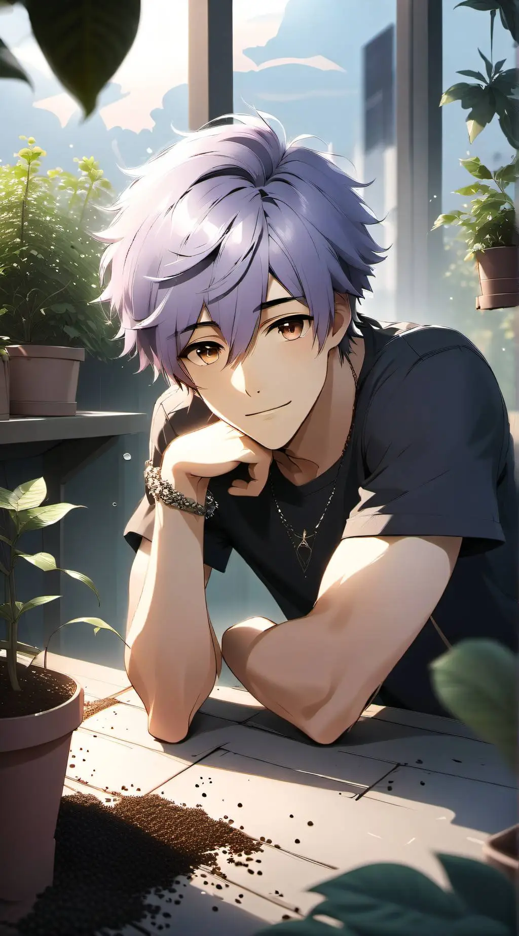 ai character: Lucas Bellerose  background