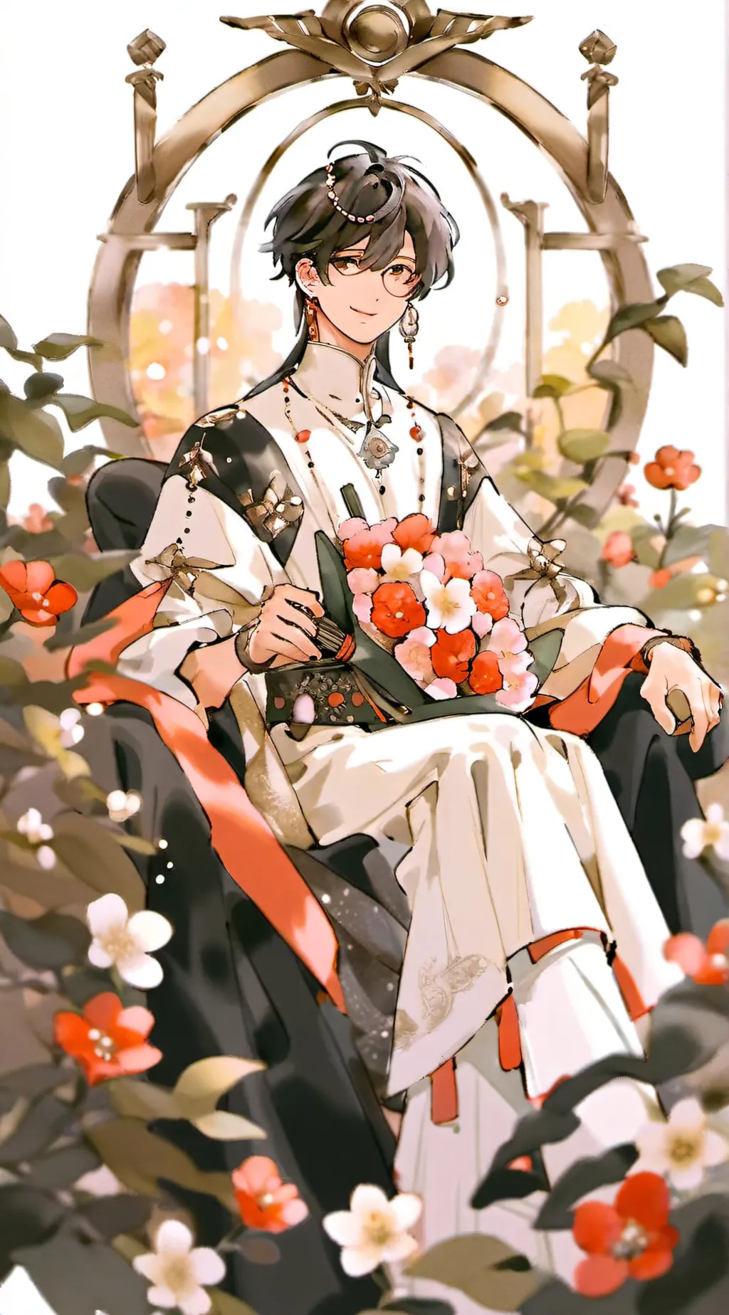 ai character: Demon Slayer ED background