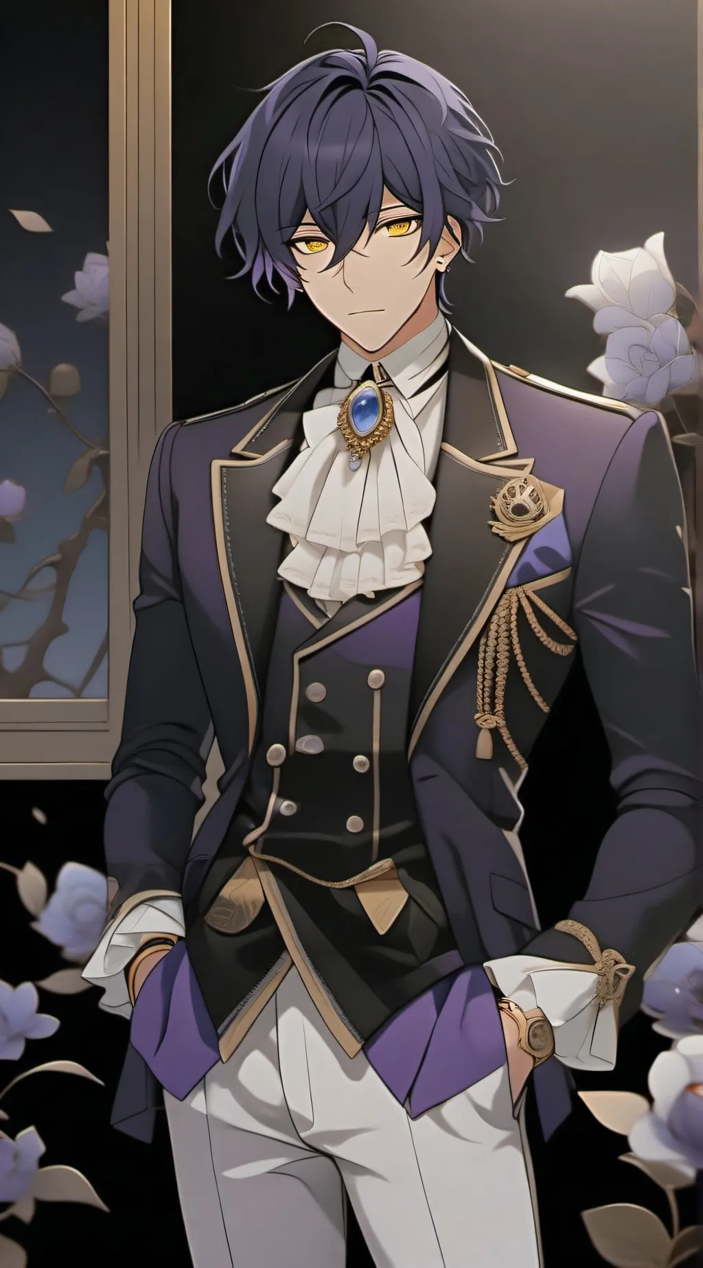 ai character: Ash background