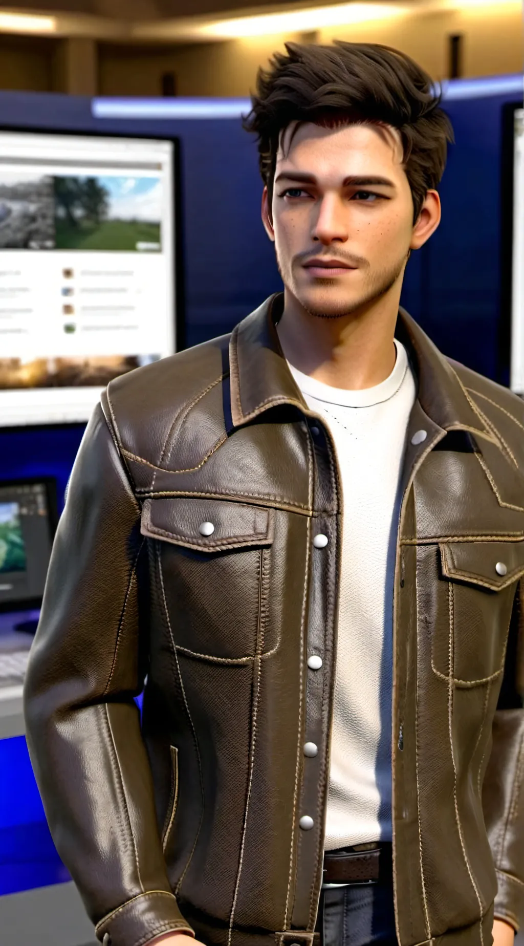 ai character: Max background