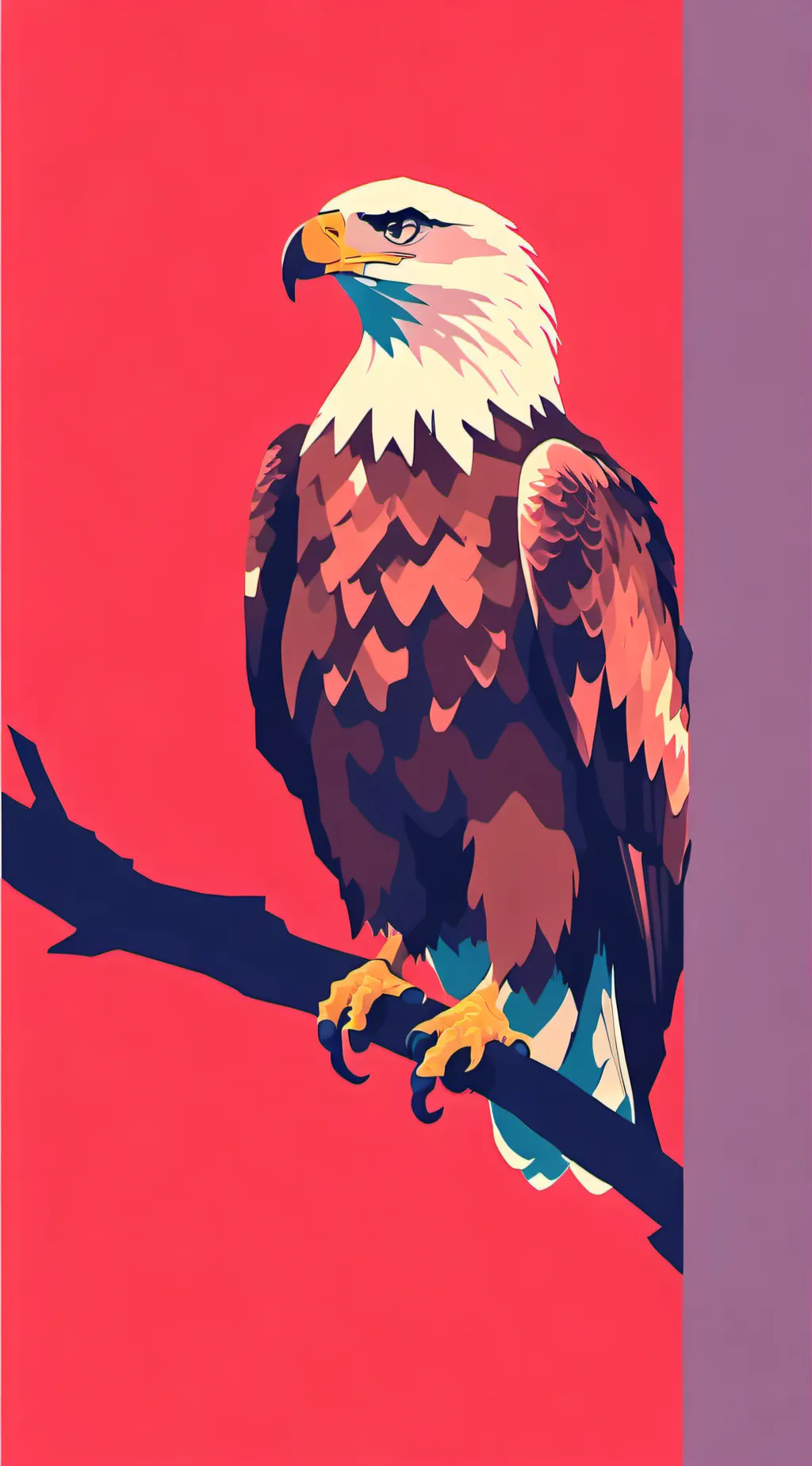 ai character: American Eagle background