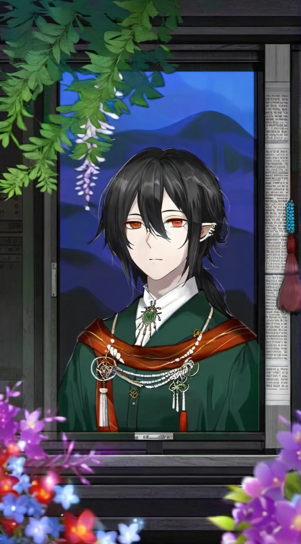 ai character: Draco  background