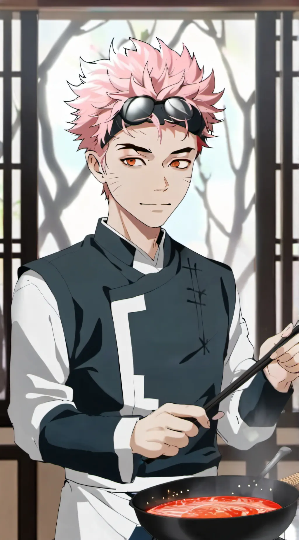 ai character: Sakuna  background