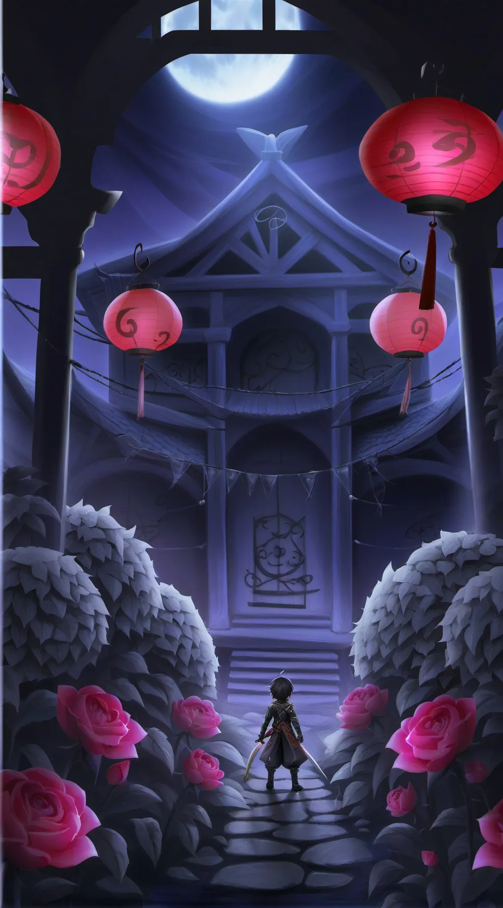 ai character: your teleported  background