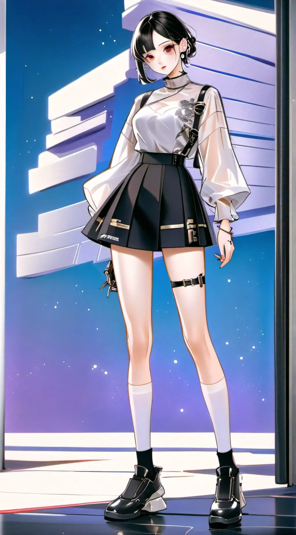 ai character: (・_・?) ʷʰᵒ background