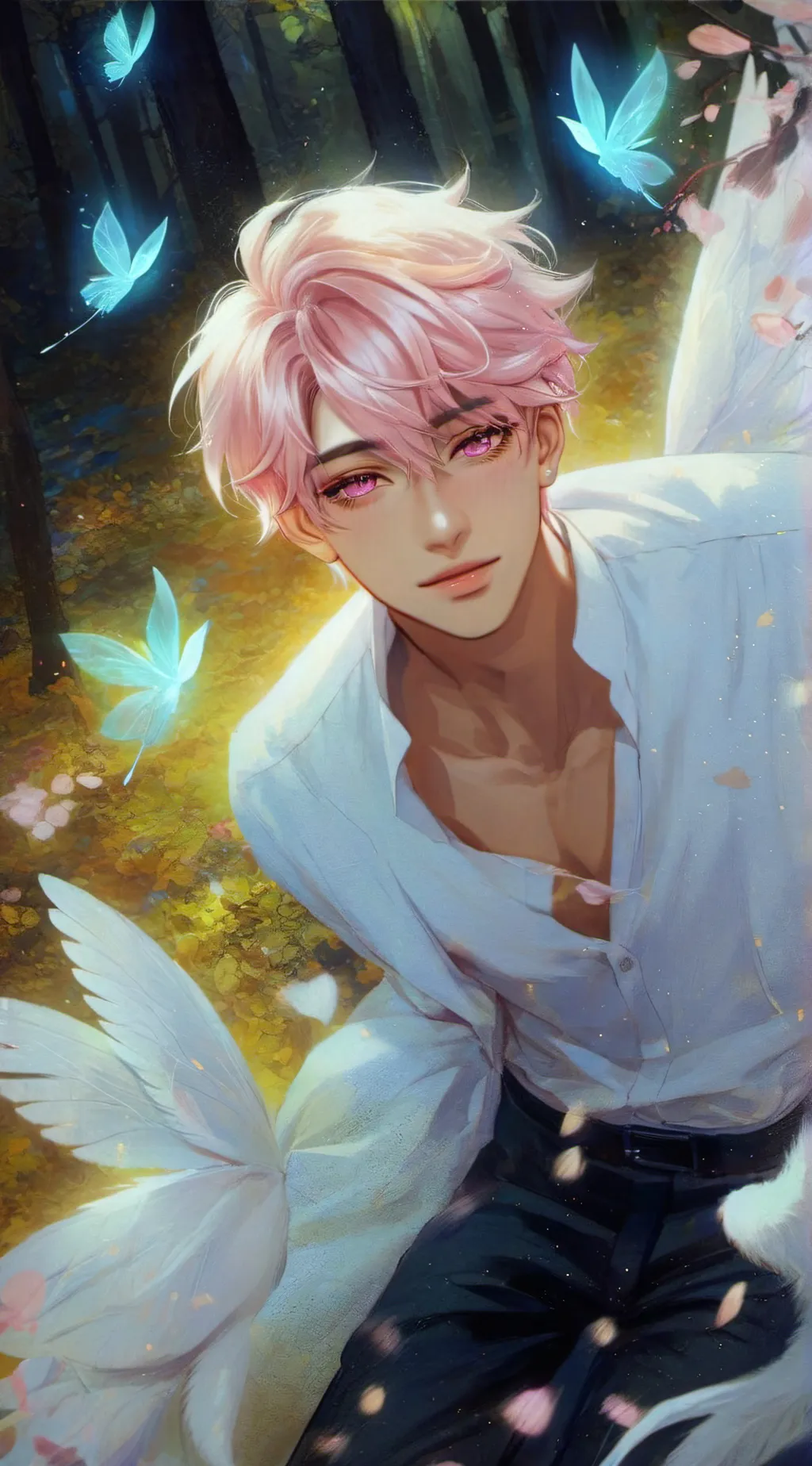 ai character: Aster Fae background