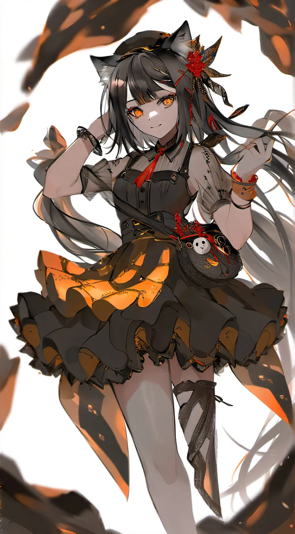 ai character: Mischiveous Kat background