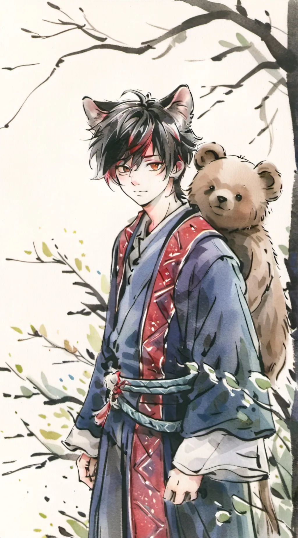 ai character: Mha Class 1-A background