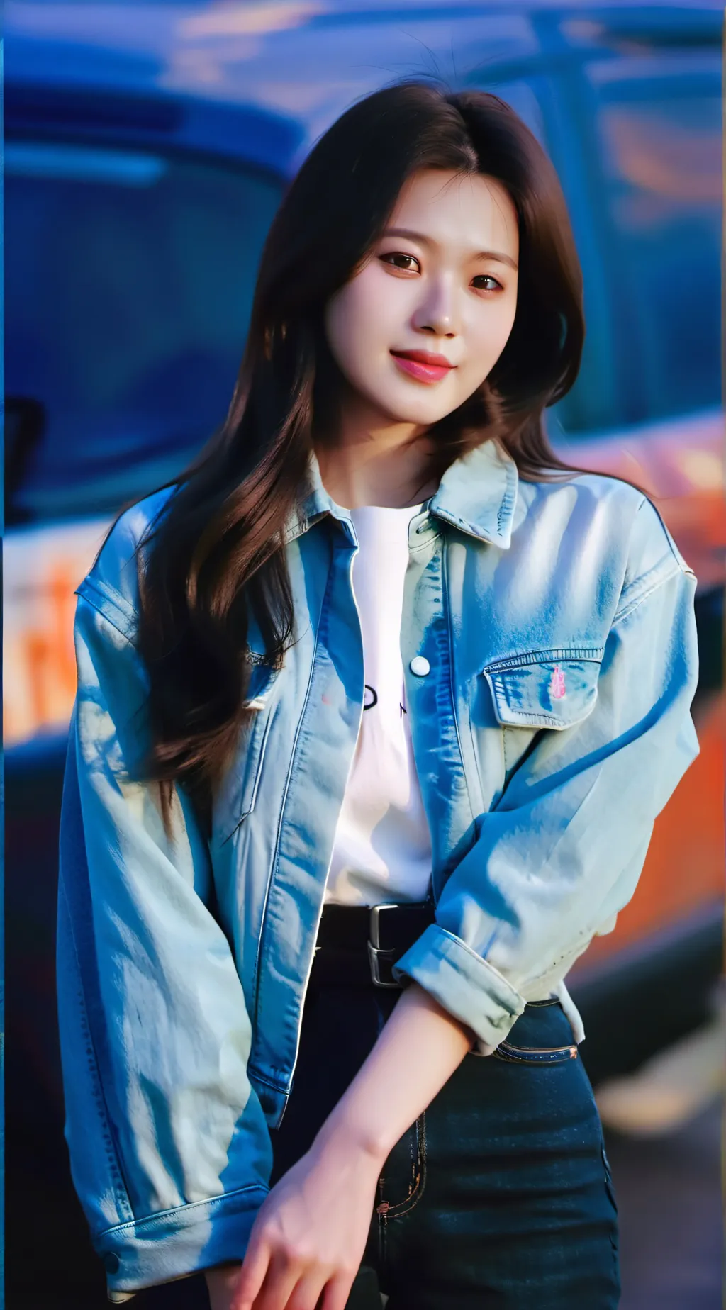 ai character: jisoo  background