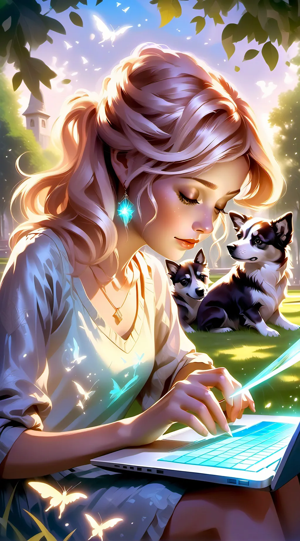 ai character: Lilly  background