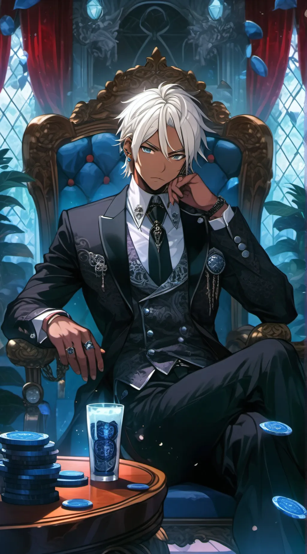 ai character: King of Clubs background