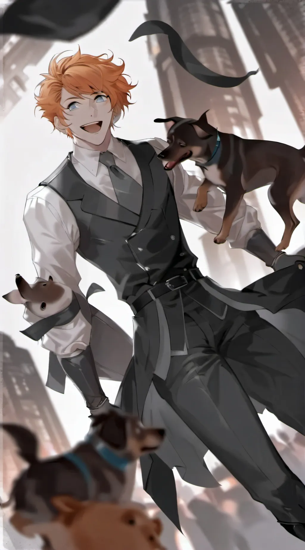 ai character: dogday background