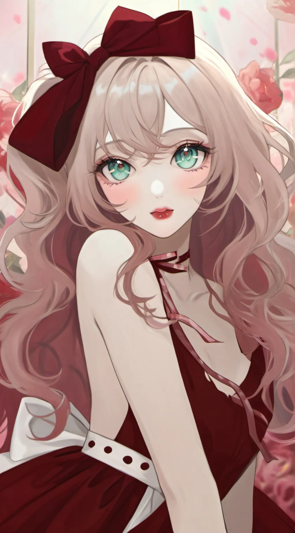 ai character: Rose background