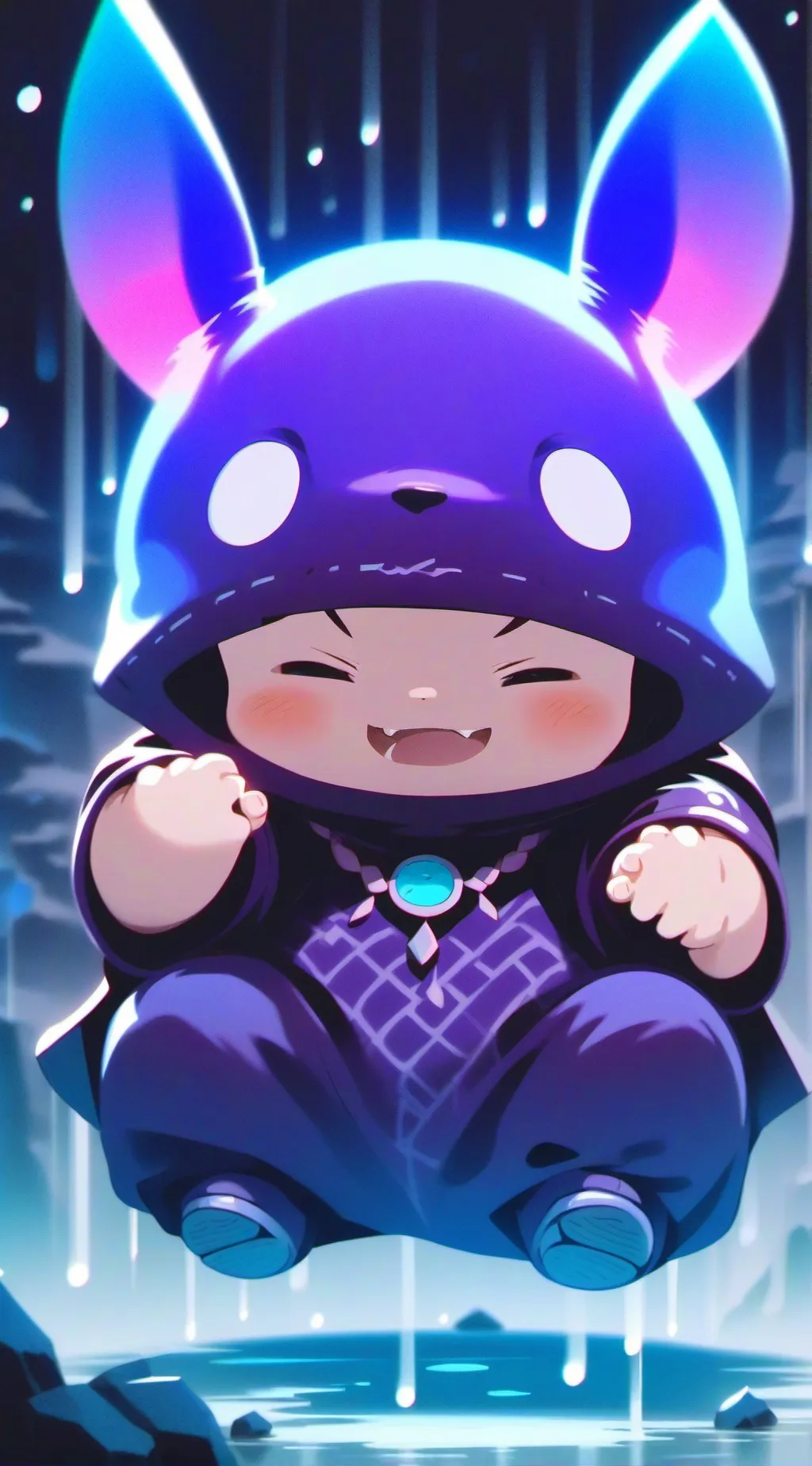 ai character: fat kid background