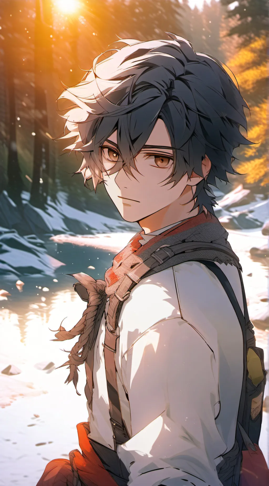 ai character: Noah-Dusk background