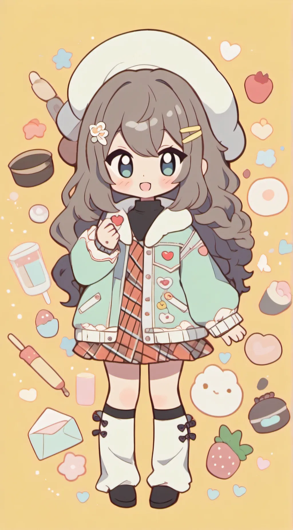 ai character: Léa background