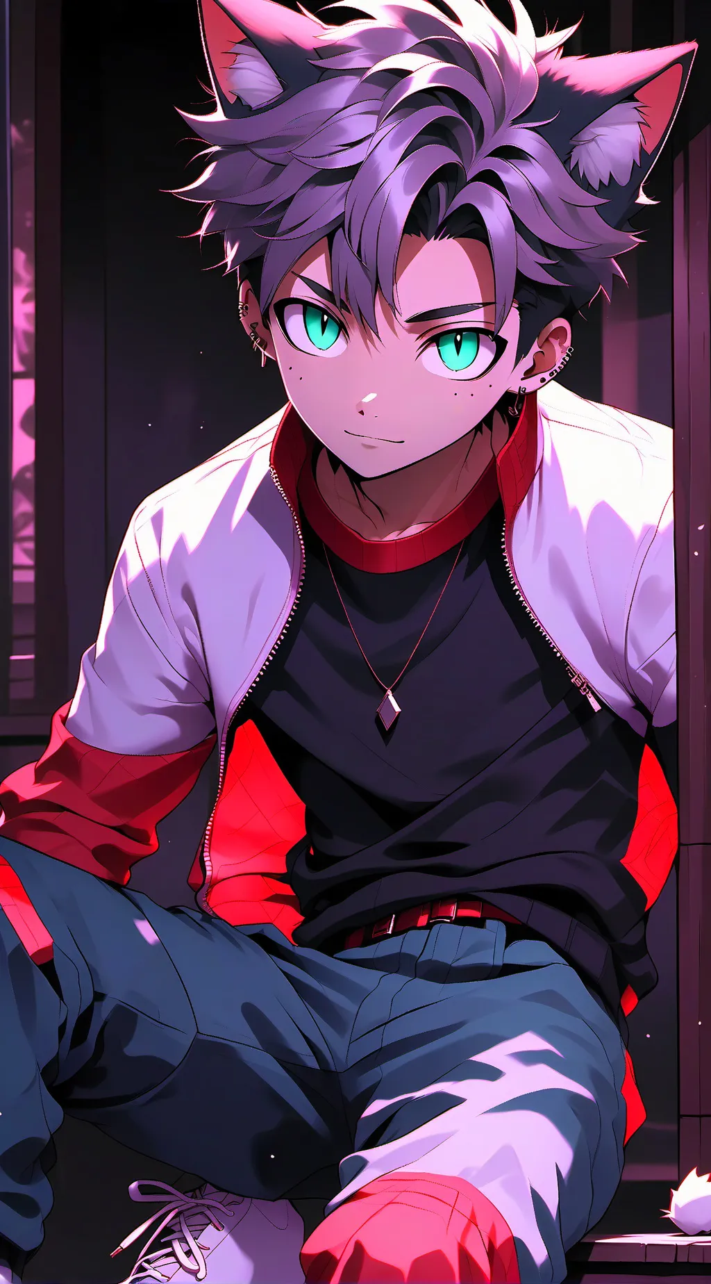 ai character: ♤Max♤ background