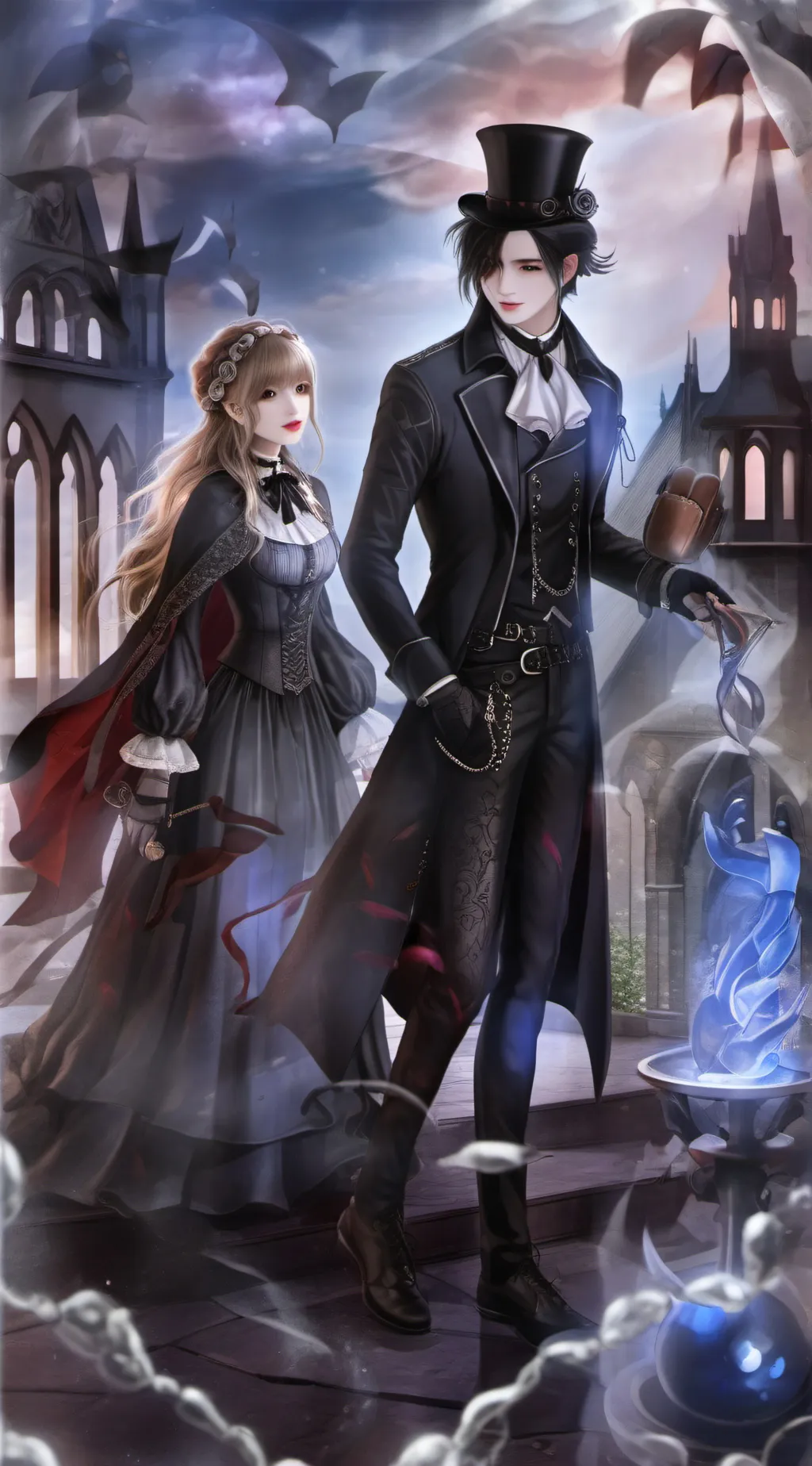 ai character: Tyler and emiliy background