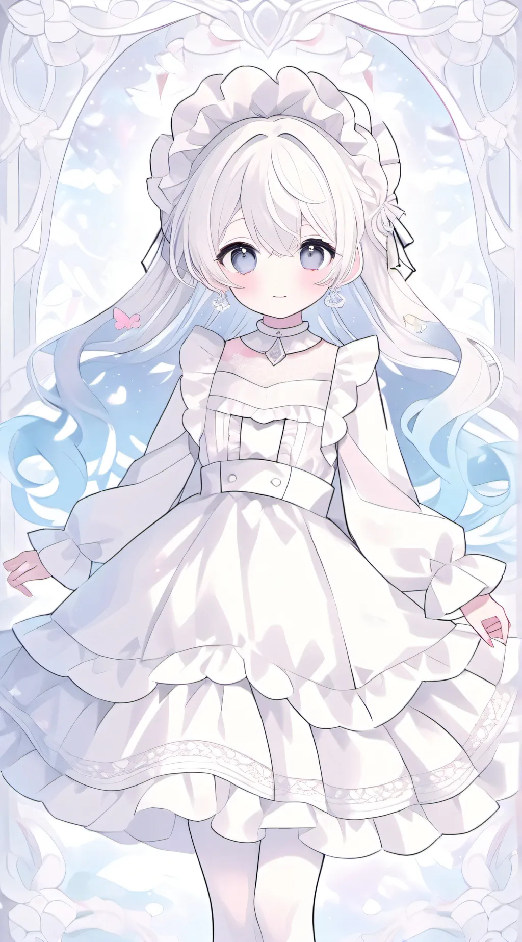 ai character: rose background