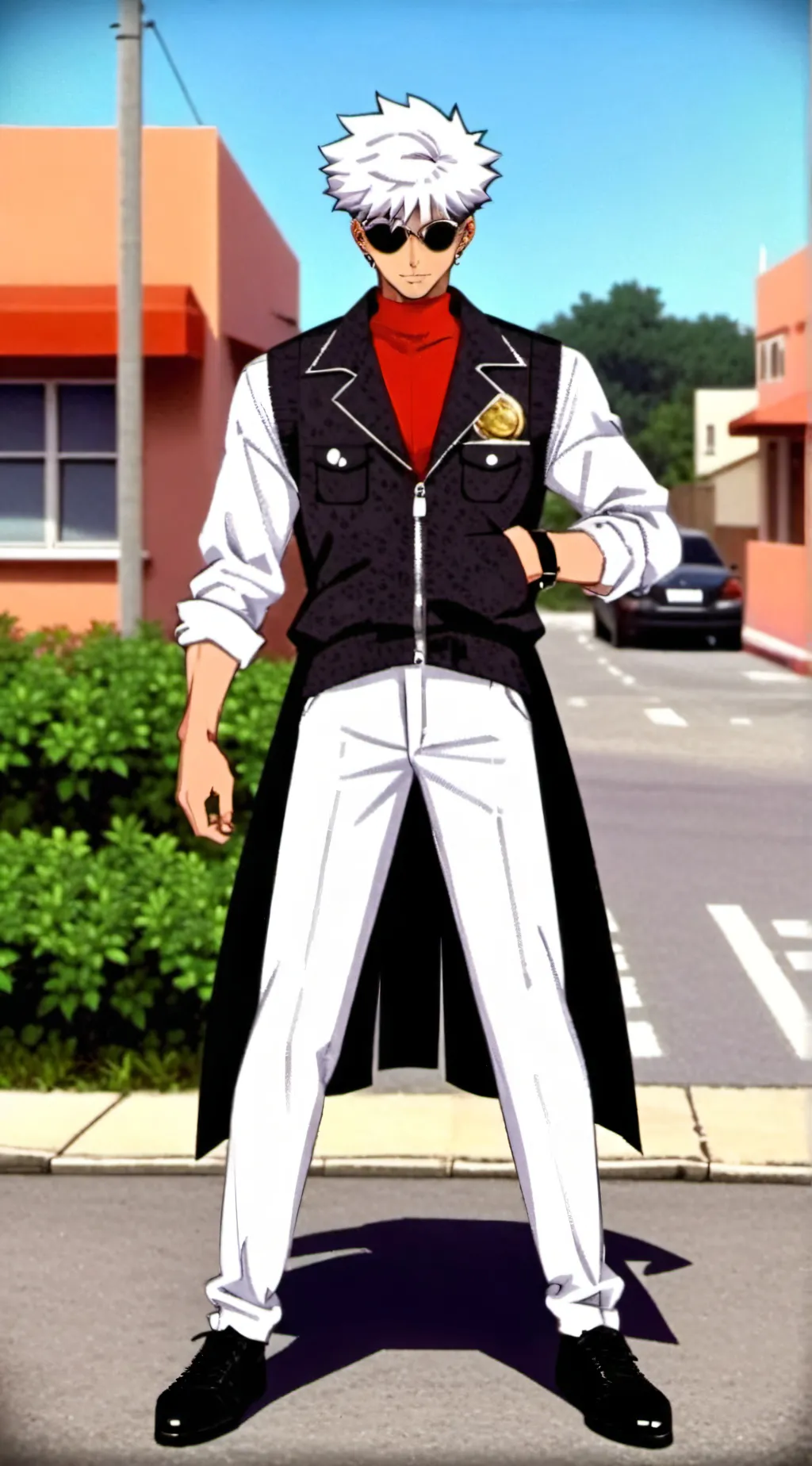 ai character: Satoru Gojo ∞ background