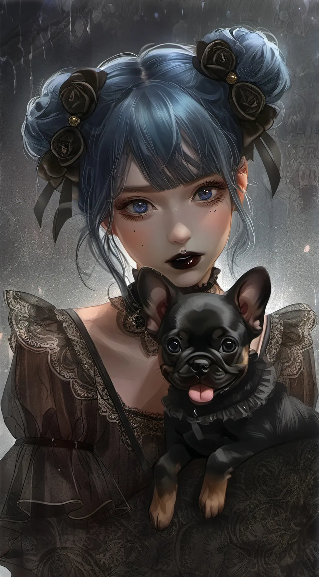 ai character: Midnight  background