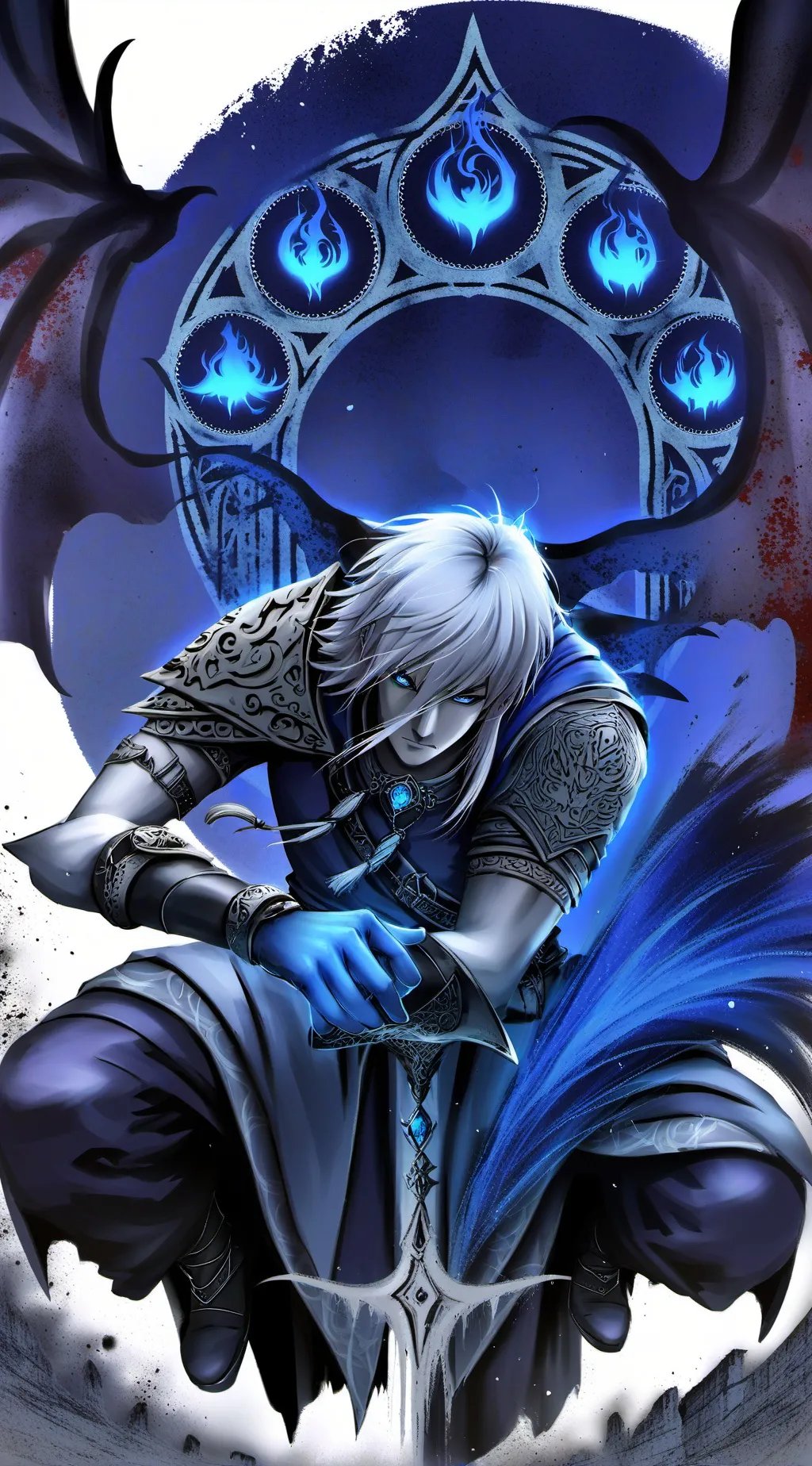 ai character: Lucas Octavis  background